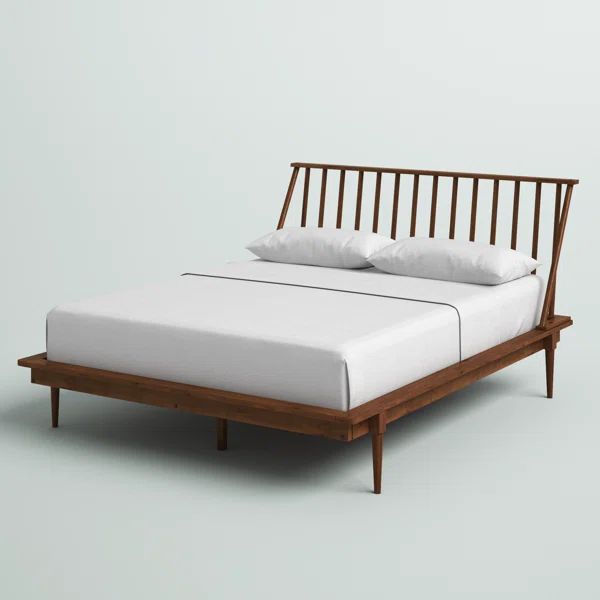 Henline Solid Wood Low Profile Platform Bed | Wayfair North America