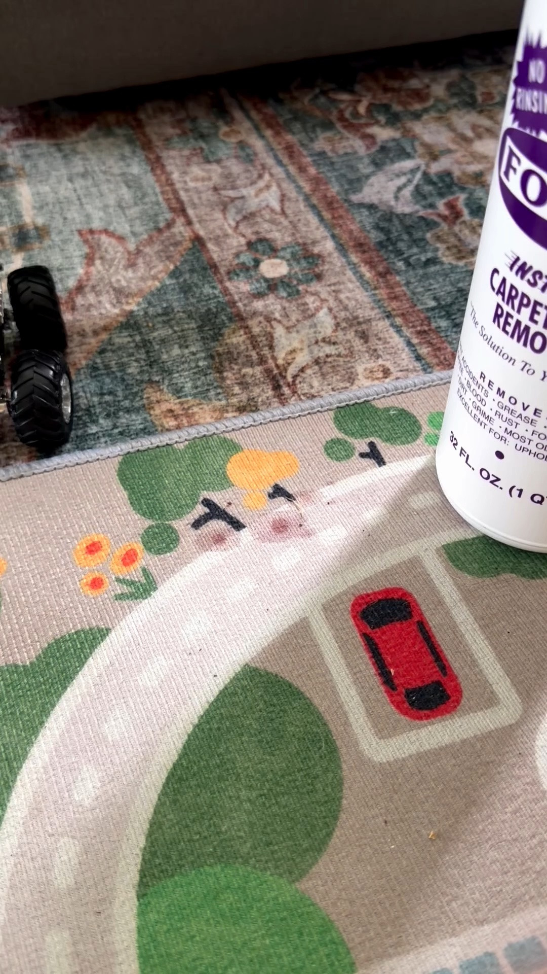 This stuff is a MOM ESSENTIAL 🙌🏼 I’m honestly shocked at how easily it lifted even a dried blood stain from my carpet! 😳 No rinsing, no soaking, no scrubbing forever—just spray, blot, and watch the stain disappear. 🙌🏼

If you have kids, pets, or just LIFE happening in your house… you need this. 🫶🏼🧼

#MomEssentials #CleaningHacks #CarpetCleaning #StainRemover

#LTKKids #LTKHome #LTKmomlife