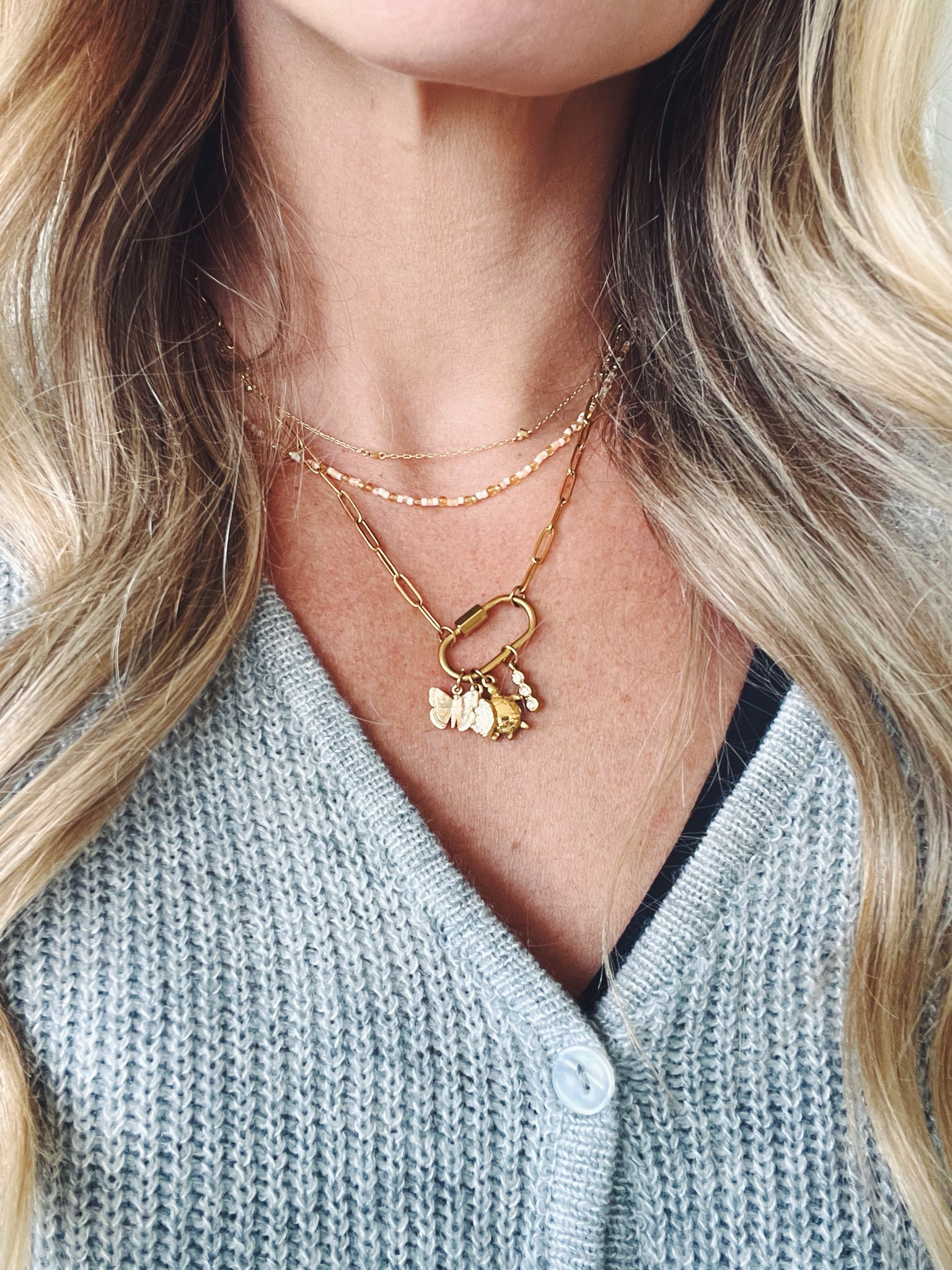 I haven’t taken the two Gorjana necklaces off since my bday (I shower and them, out in them, etc., and the quality is 10/10). The charm necklace is an Amazon find I customized with one charm to represent each of our boys! 

#LTKStyleTip #LTKFindsUnder100 #LTKFindsUnder50