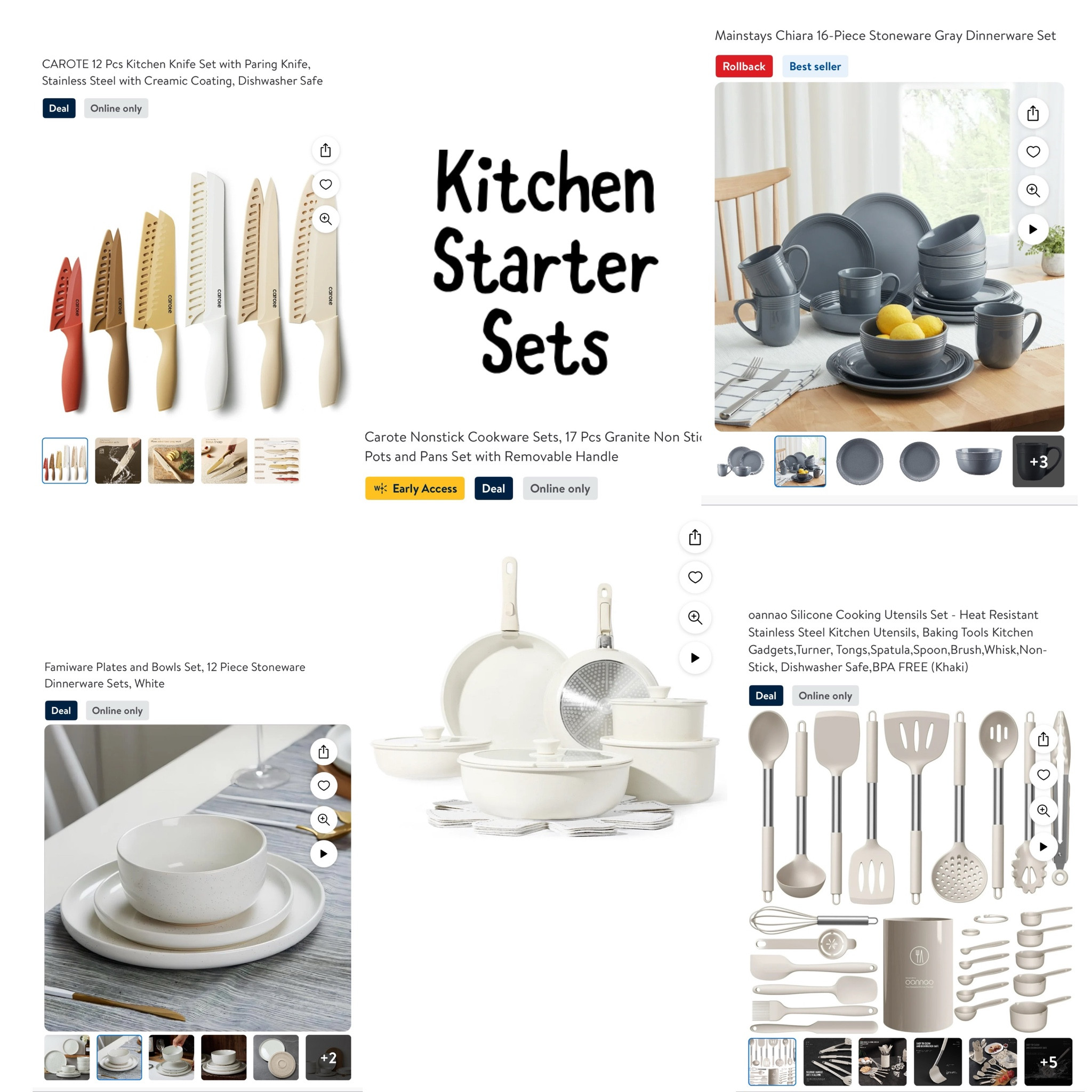 Some basic essentials for any kitchen #walmart #kitchen 

#LTKFindsUnder50 #LTKHome #LTKSaleAlert