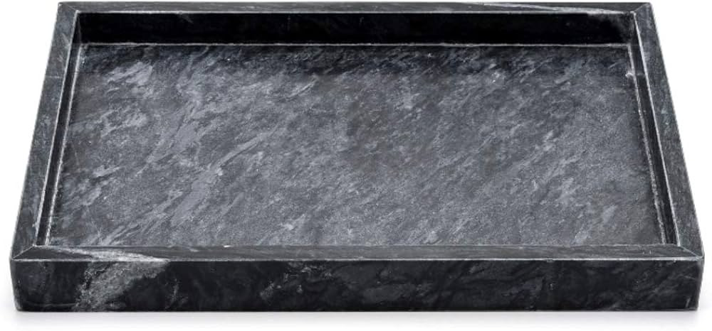 Noble Natural Marble Tray for Desktop/Kitchen/Vanity/Bathroom, Stone Organizer Tray for Coffee Ta... | Amazon (CA)