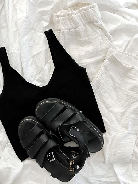 linen + leather | minimalist outfit flatlay  

#LTKtravel #LTKshoecrush #LTKSeasonal