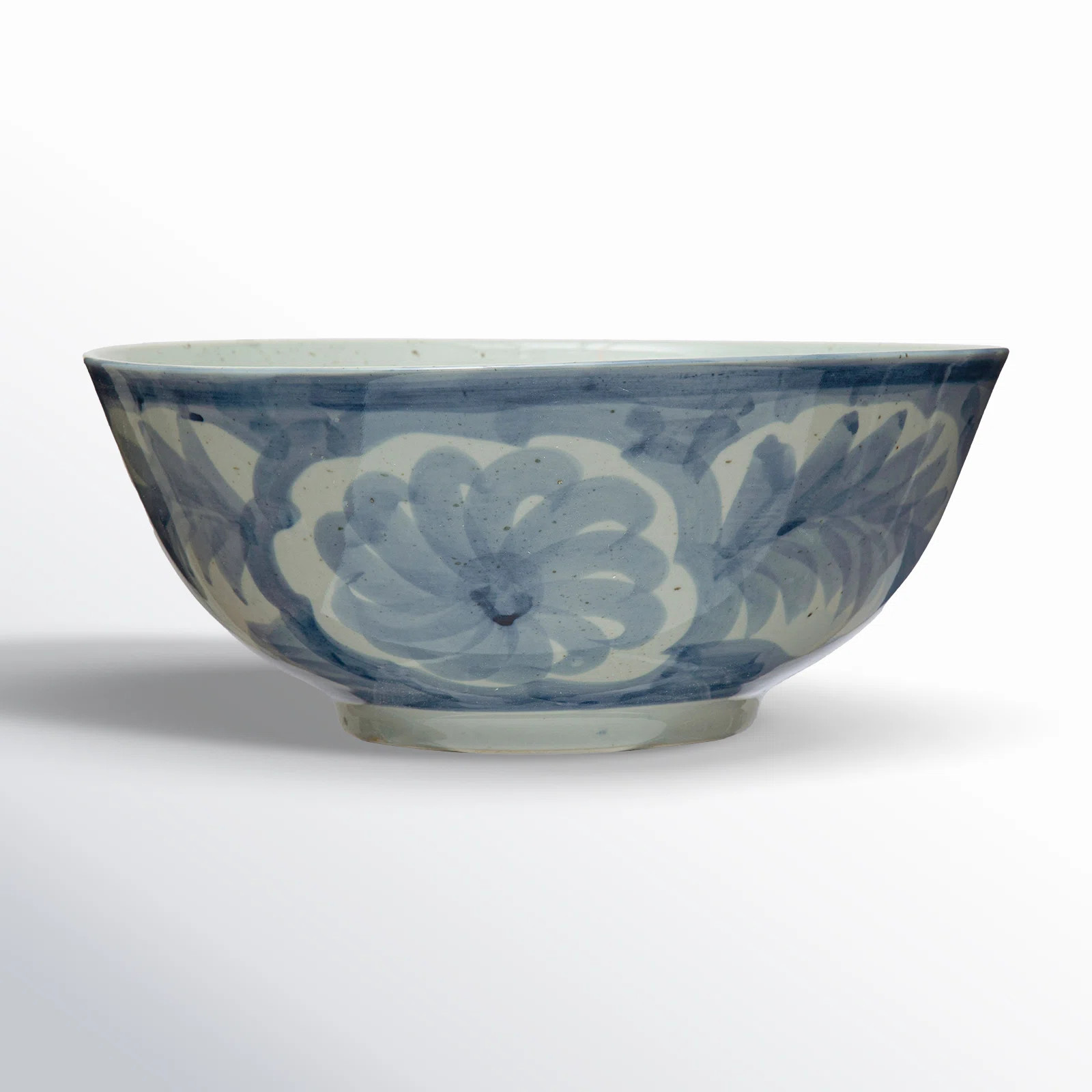 Birch Lane™ Caspen Hand Painted Stoneware Bowl with Floral Design | Birch Lane | Birch Lane