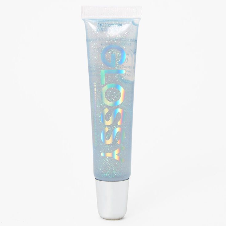 Glossy Lip Gloss - Clear Blue | Claire's (US)
