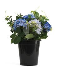 23in Outdoor Safe Faux Hydrangea Drop In Arrangement | TJ Maxx