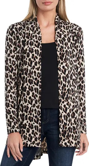 Leopard Open Front Knit Cardigan | Nordstrom