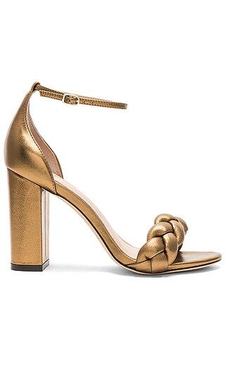 RACHEL ZOE Ashton City Heel in Dark Gold | Revolve Clothing (Global)