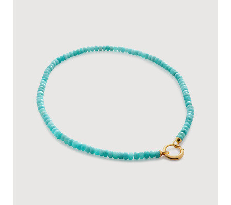 Gemstone Charm Necklace | Monica Vinader (Global)