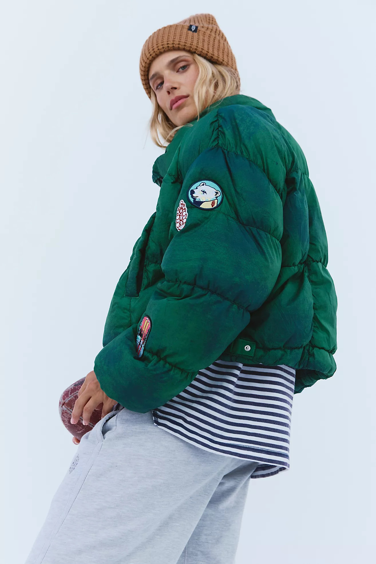 In A Bubble Patch Puffer Jacket | Free People (Global - UK&FR Excluded)