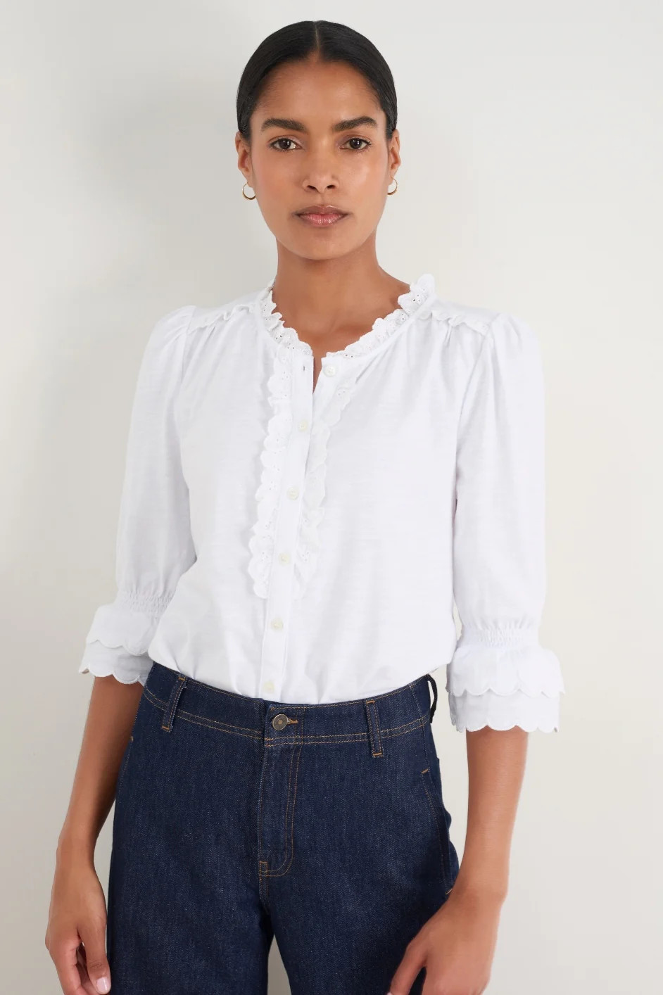 Lydia Top - White | WYSE London