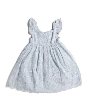 Toddler Girls Eyelet Dress | TJ Maxx