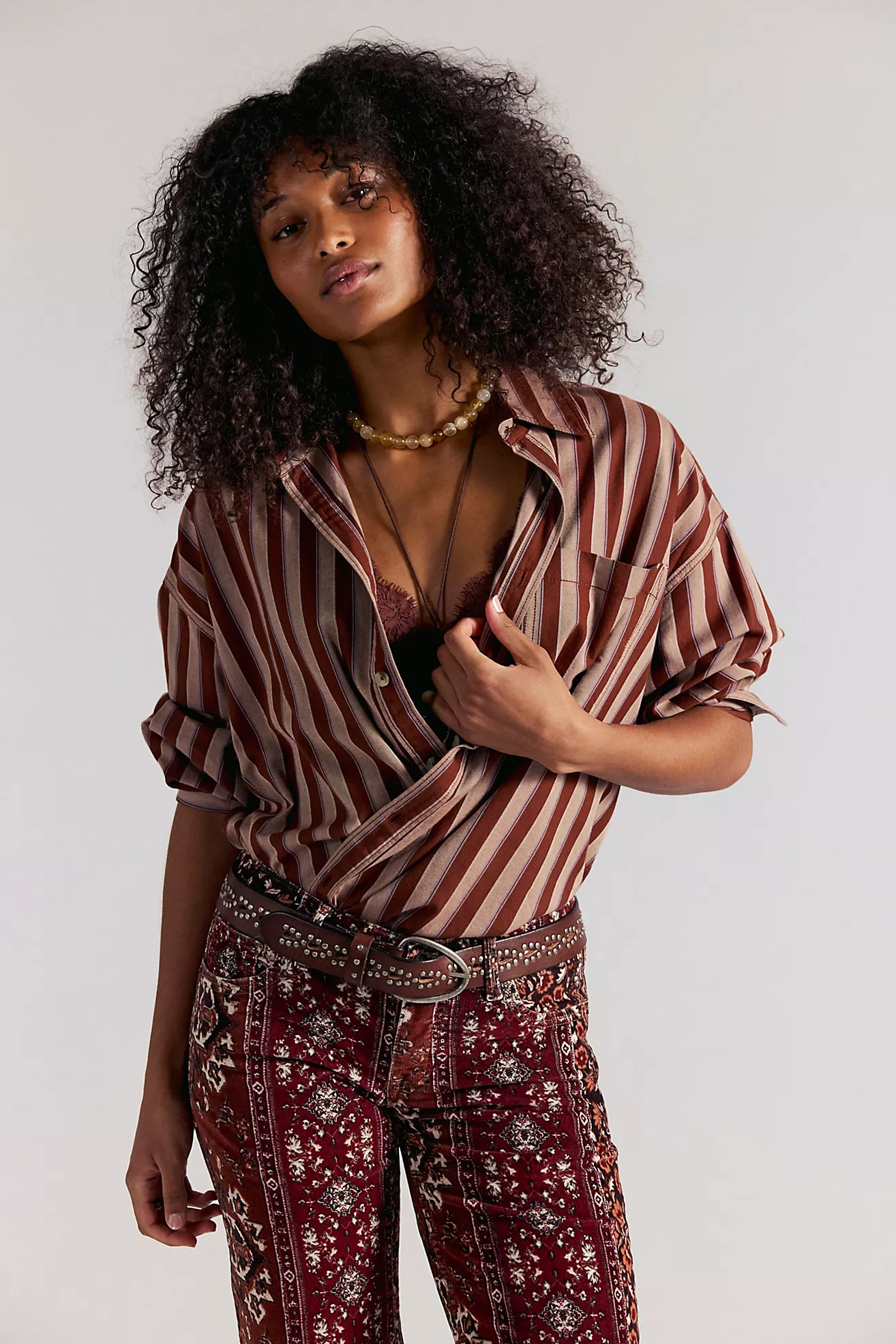 We The Free Freddie Striped Shirt | Free People (Global - UK&FR Excluded)