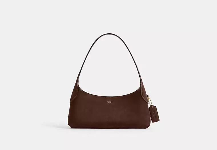 Coach Brooklyn Shoulder Bag 26 - Women's - Brass/dark Chocolate | Coach (US)