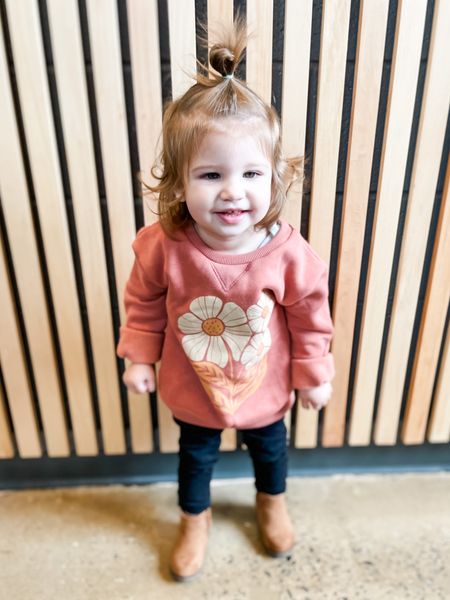 oversized sweatshirts for toddlers - i love to size up one size, it also allows them to wear their sweatshirts for more than one season! 

#LTKGiftGuide #LTKSeasonal #LTKkids