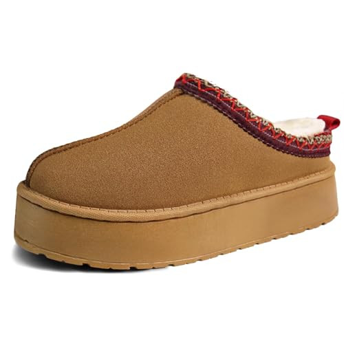 KIFIWUI Women's Platform Mini Boots - Cozy Fur-Lined Ankle Boots for Warm and stylish snow boots | Amazon (US)