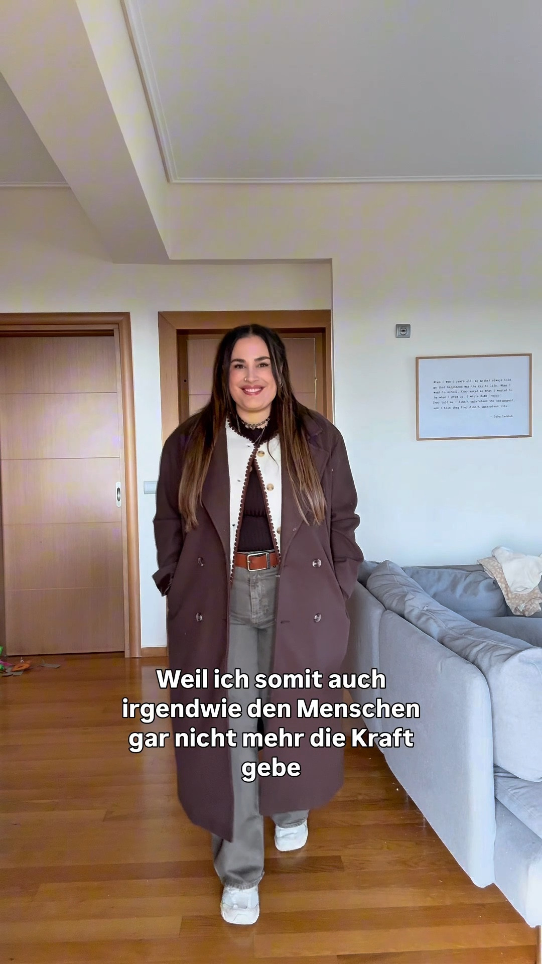 Jeans - Mantel Outfit in Trendfarbe braun in Größe 44 🤎

#LTKcurves #LTKmidsize #LTKplussize