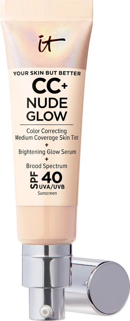 CC+ Nude Glow Lightweight Foundation + Glow Serum SPF 40 | Nordstrom