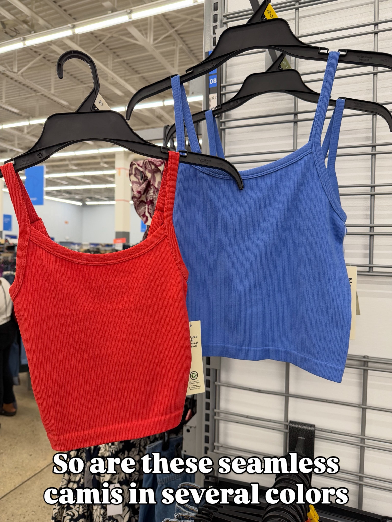 Seamless cami tank tops at Walmart #walmartfashion