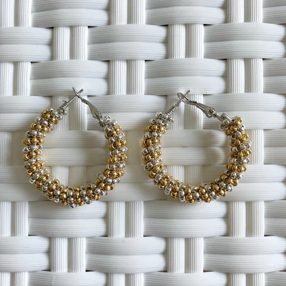 The barnacle hoop - mixed metal | Etsy (US)