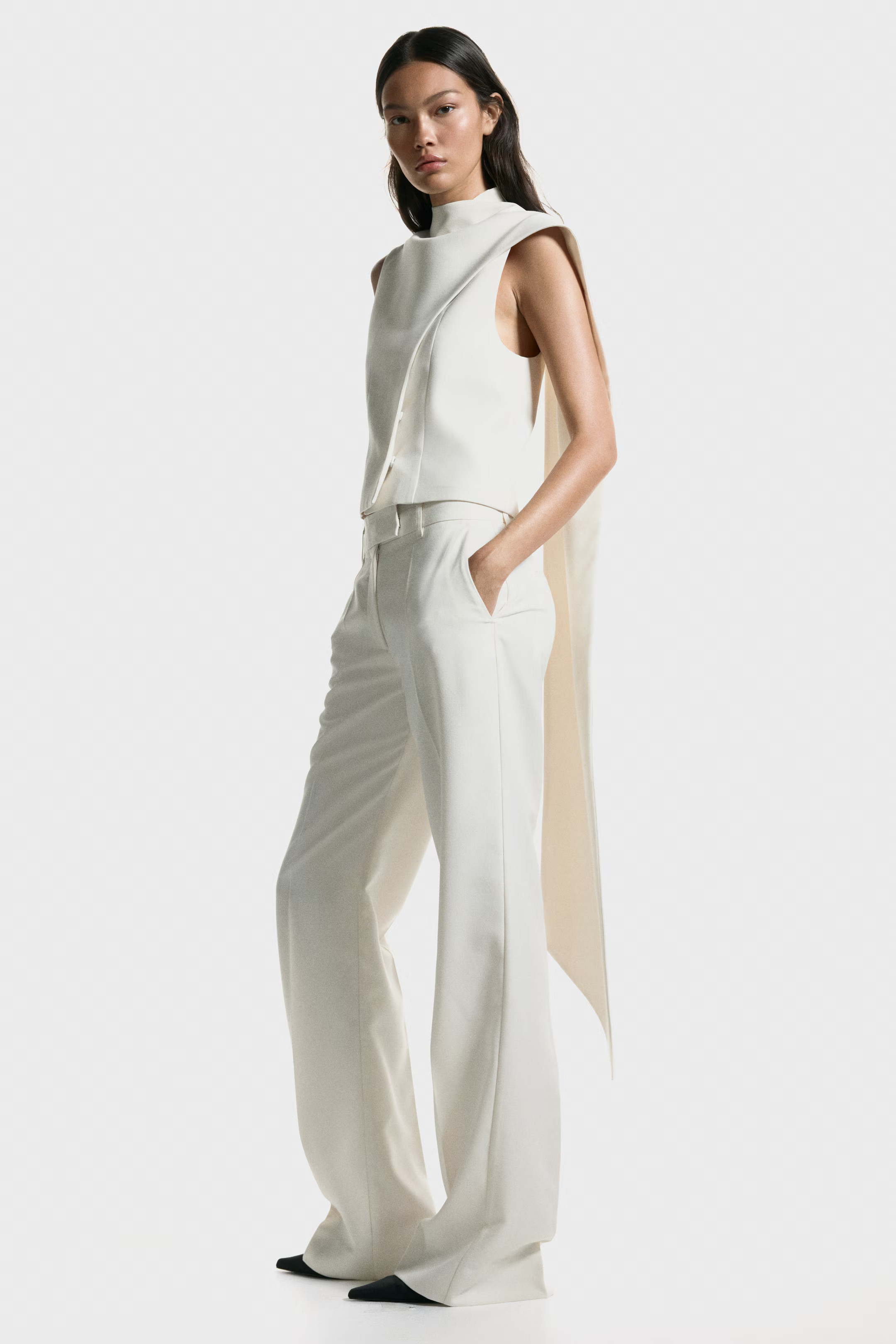 Scarf-detail top | H&M (UK, MY, IN, SG, PH, TW, HK)