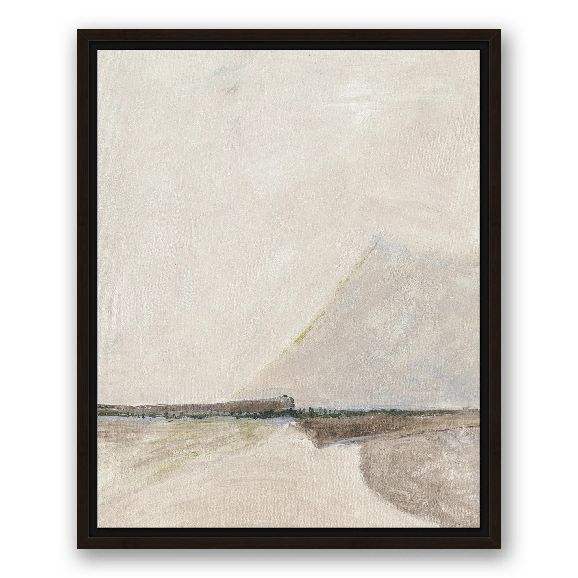 Ivy Bronx Tan Abstract Mountain - Painting | Wayfair | Wayfair North America