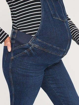 Maternity Side-Panel O.G. Straight Jean Overalls | Old Navy (US)