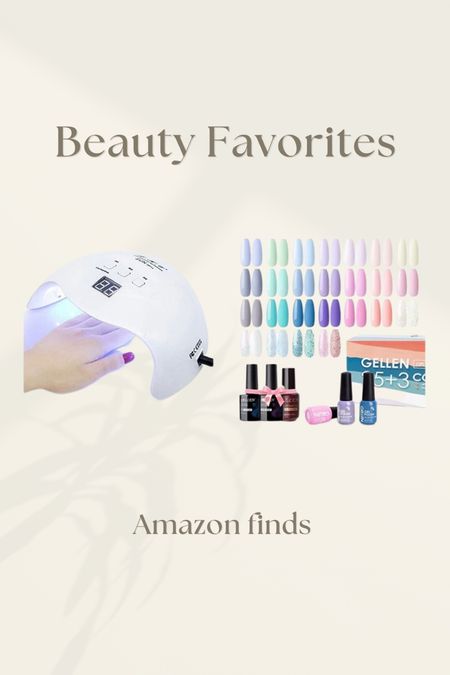 Amazon gel light and nail polish set 

#LTKunder50 #LTKbeauty