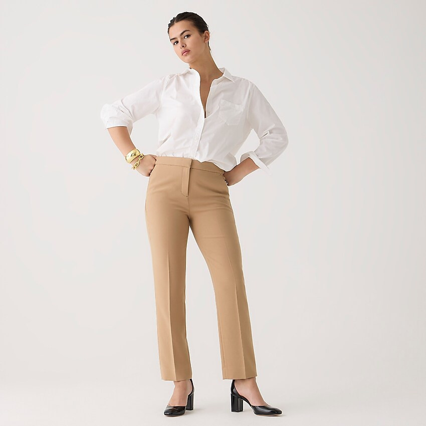 Petite Kate straight-leg pant in four-season stretch | J. Crew US
