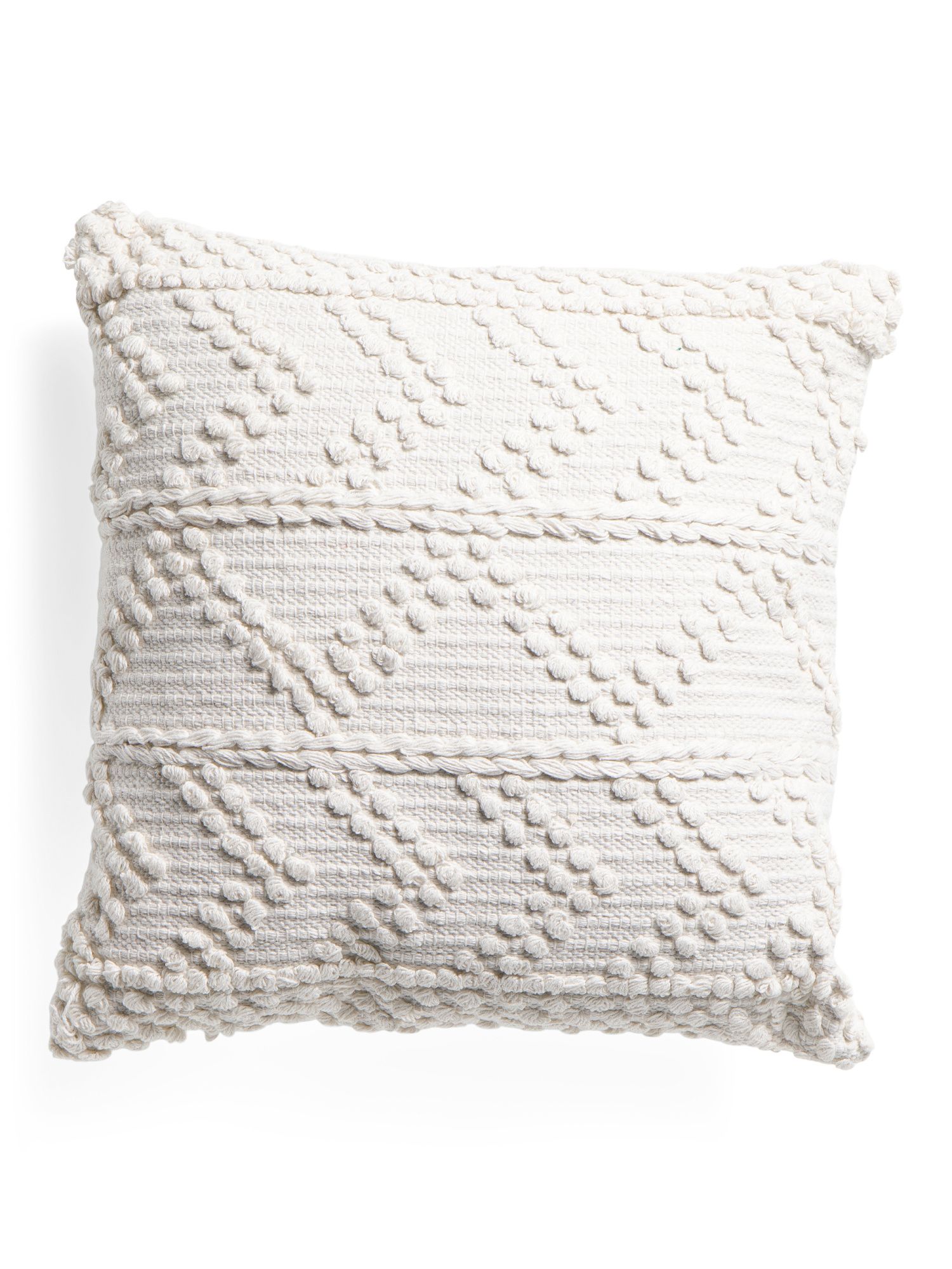 20x20 Textured Arrows Pillow | TJ Maxx