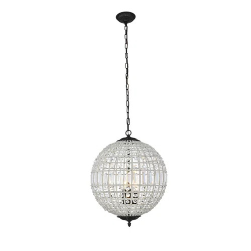 Ennu 3 - Light Dimmable Globe Chandelier | Wayfair North America