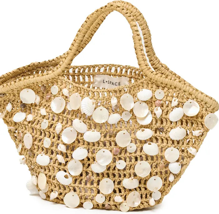 LSPACE Alba Crochet Raffia Tote | Nordstrom | Nordstrom