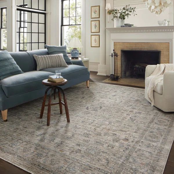 Jean Stoffer x Loloi Katherine Beige / Mist Area Rug | Wayfair North America