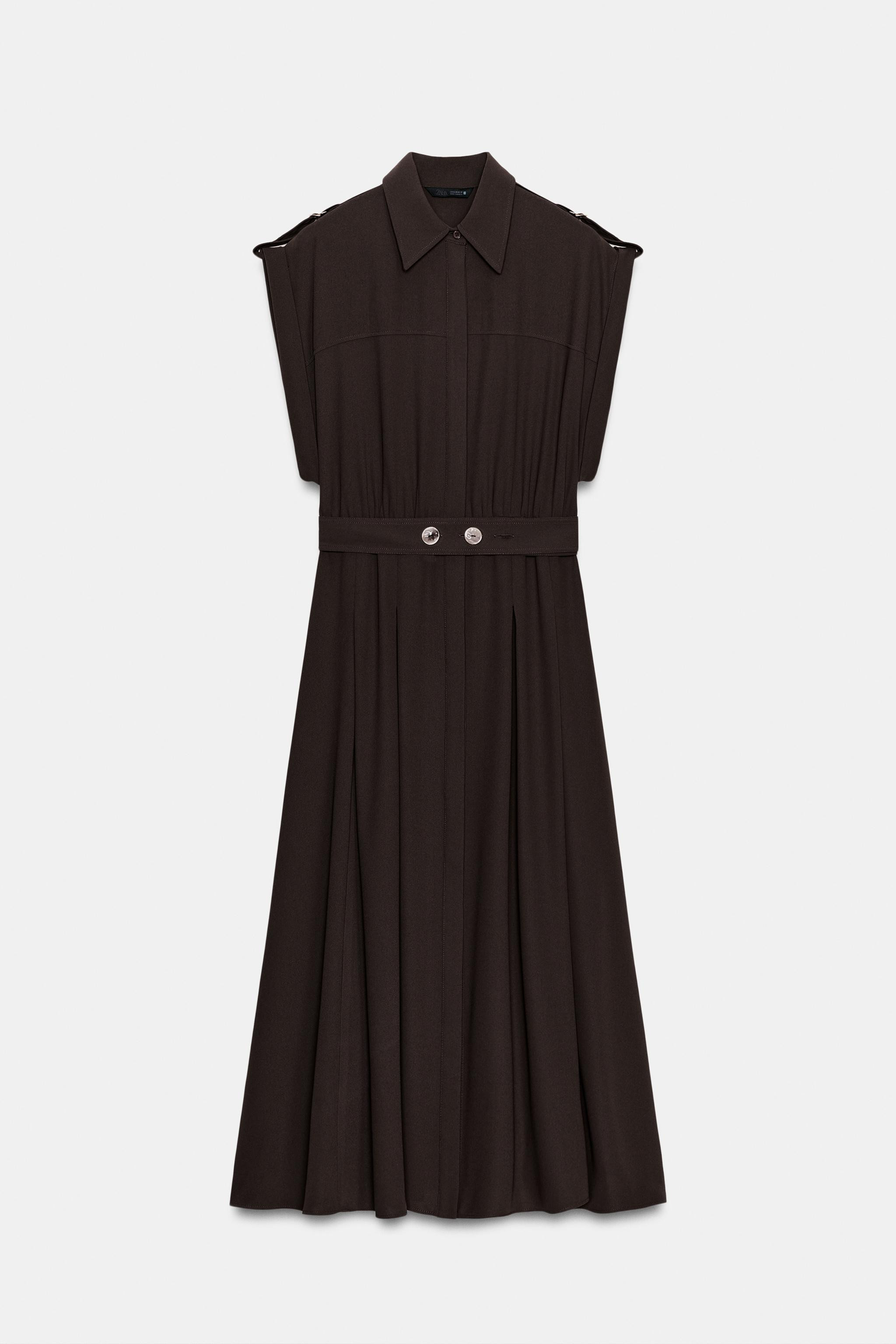 BELTED MIDI DRESS | Zara US
