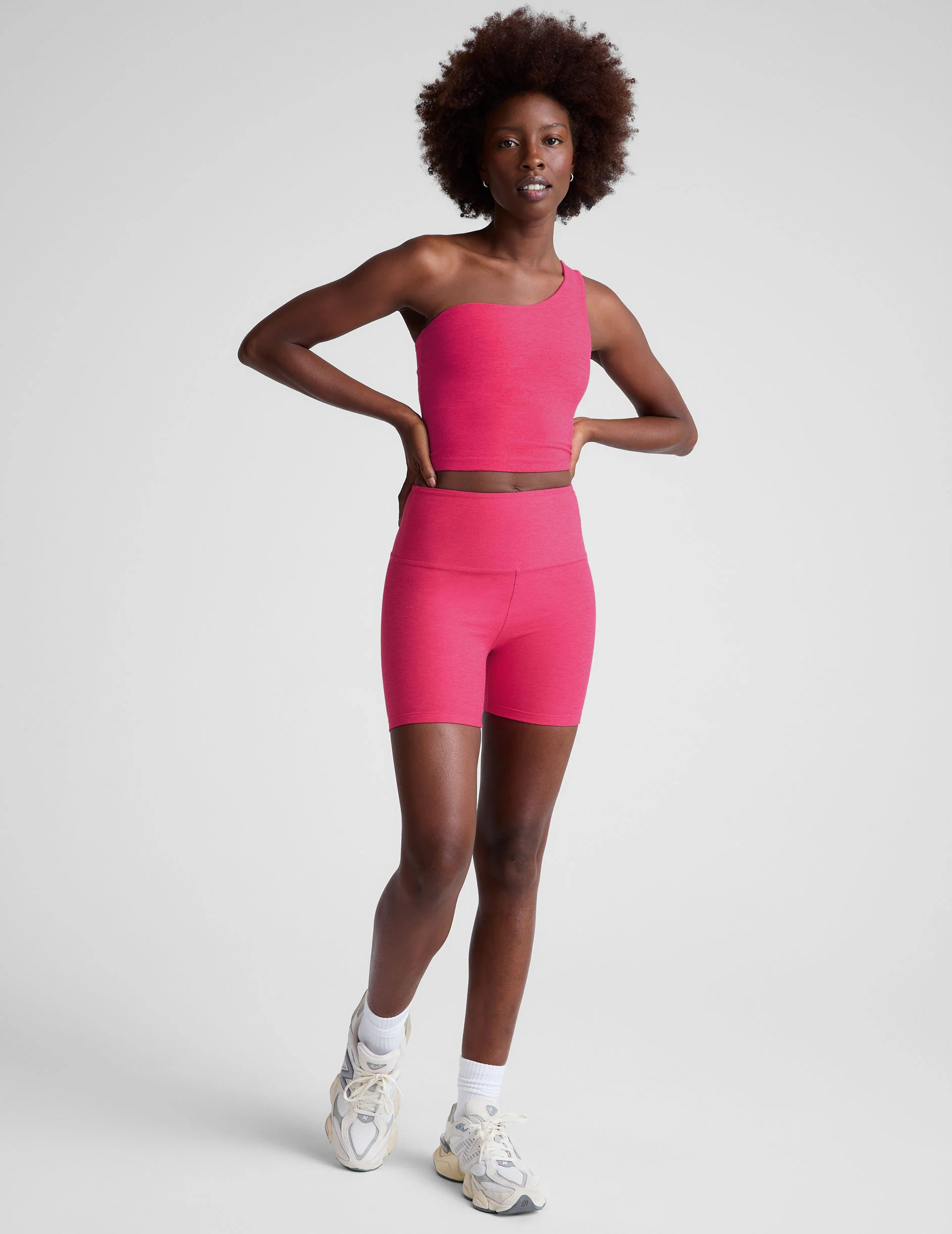 Spacedye Keep Pace 5" Biker Short | Beyond Yoga | Beyond Yoga