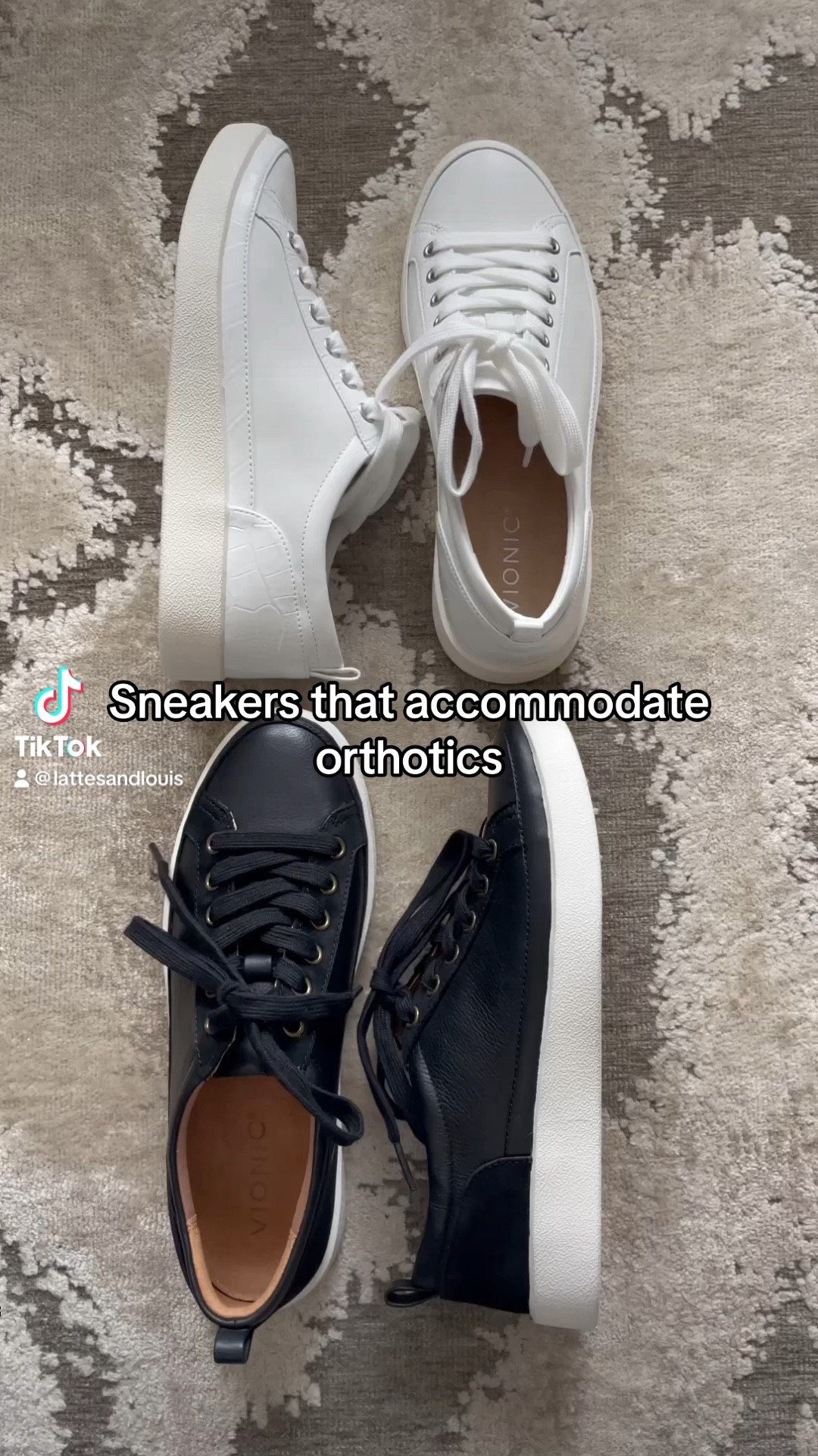 These sneakers are perfect for those who wear orthotics!

Leather sneakers, vionic

#LTKshoecrush #LTKstyletip #LTKFind
