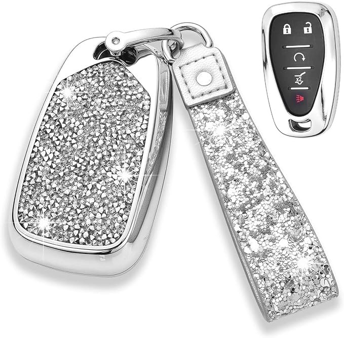 Royalfox 3 4 5 6 Buttons 3D Bling Diamond Rhinestones Smart Remote Key Fob Case Cover for 2016 20... | Amazon (US)