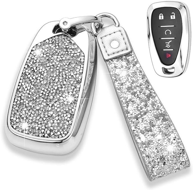 Royalfox 3 4 5 6 Buttons 3D Bling Diamond Rhinestones Smart Remote Key Fob Case Cover for 2016 20... | Amazon (US)