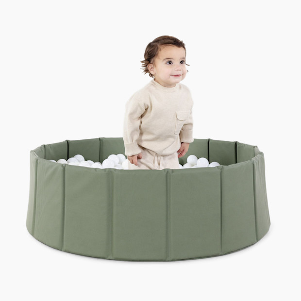 Gathre Ball Pit in Thyme | 100% Vegan | Babylist