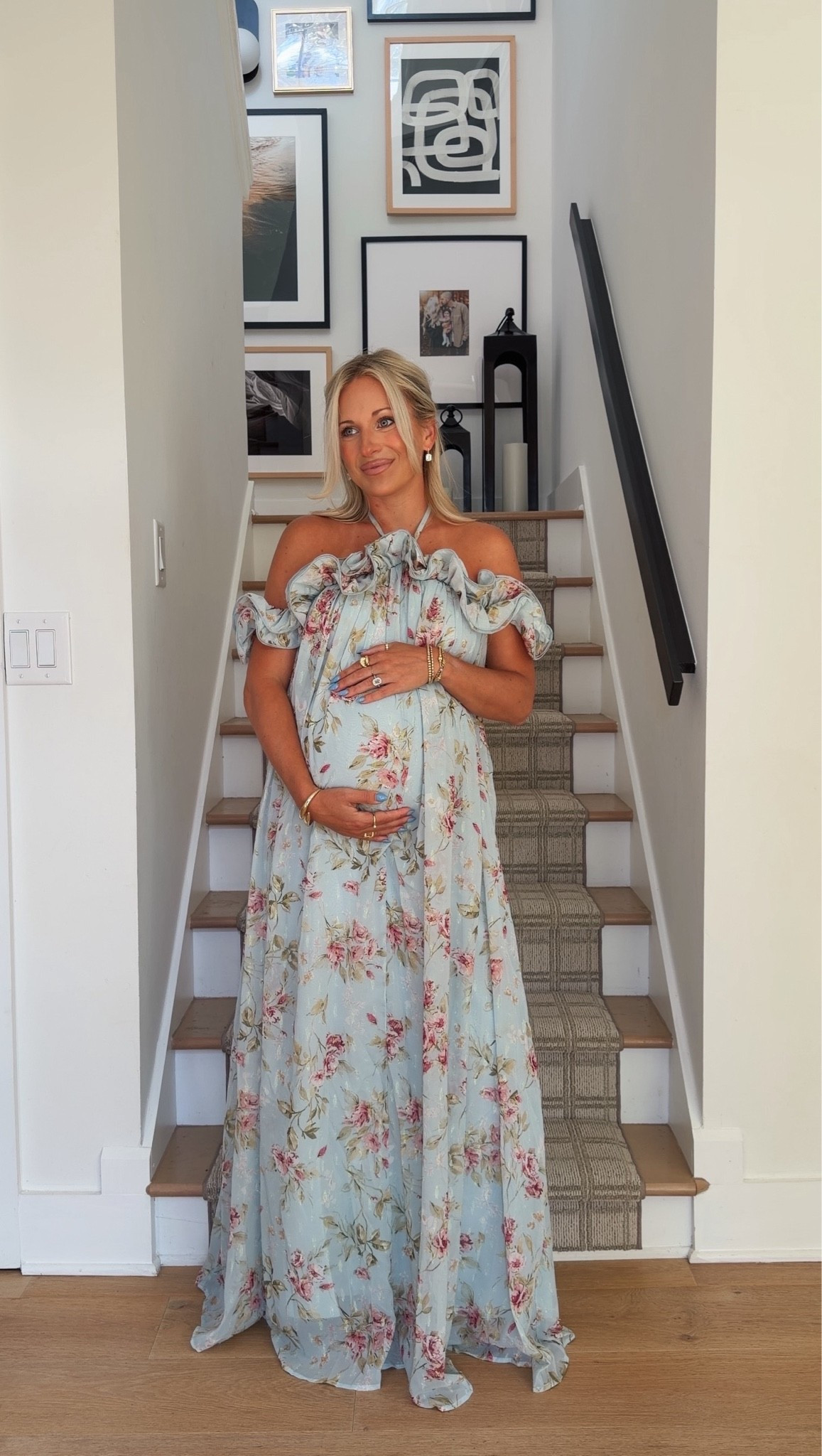 Wearing Small in this dress! 34 weeks pregnant for reference!

#LTKSeasonal #LTKWedding #LTKBump
