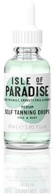 Paradise- Self Tanning Drops Medium Full Size,100 Percent Vegan, Organic. | Amazon (US)