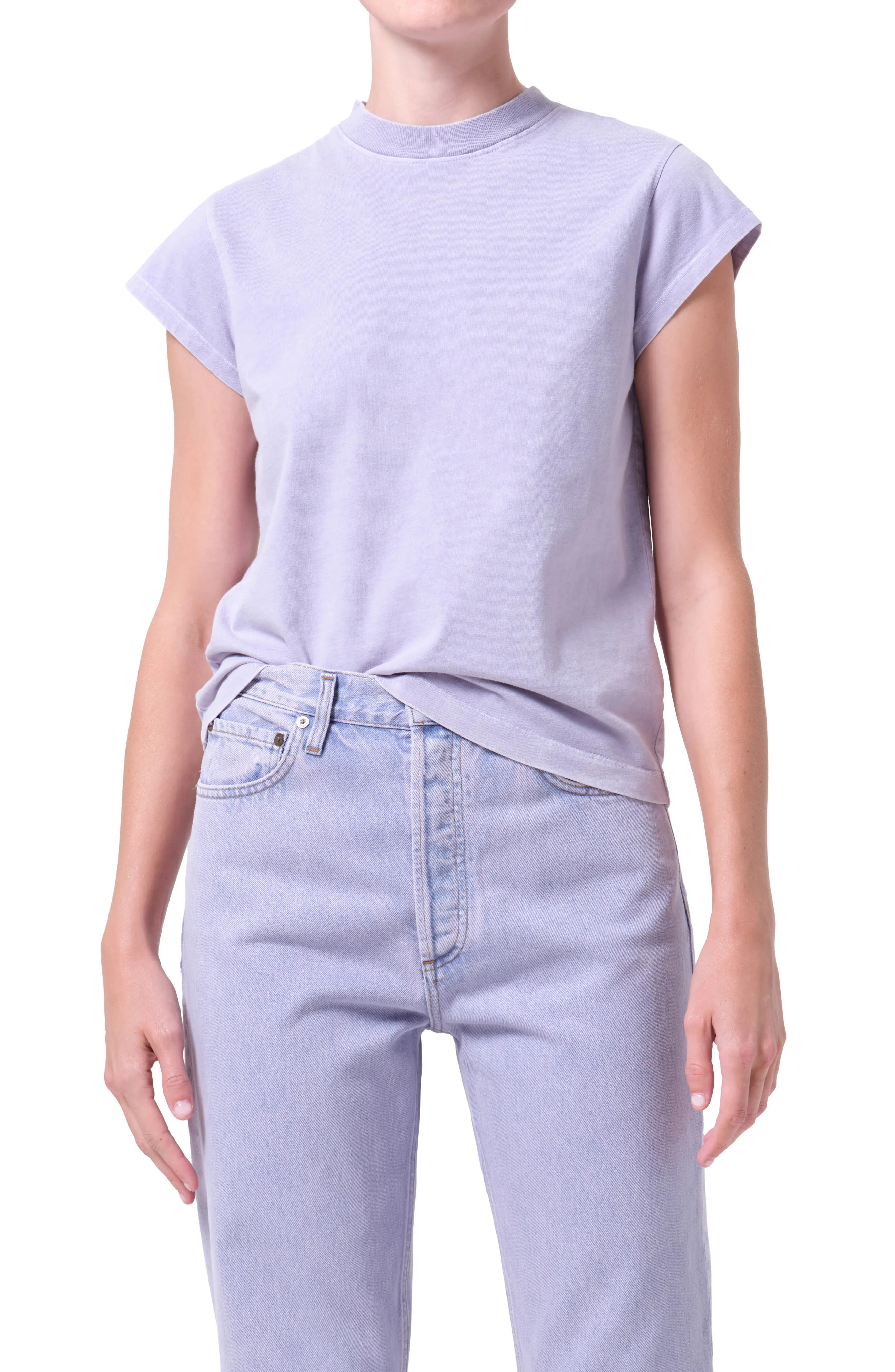 Long Line Bryce Cap Sleeve T-Shirt (Women) | Nordstrom | Nordstrom