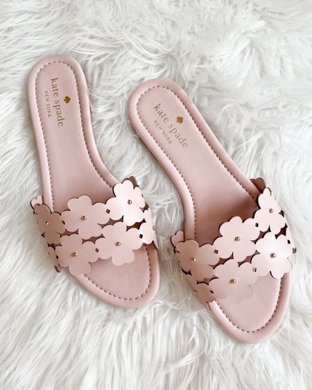 The cutest daisy sandals for spring! I’m normally an 8 and got a 7.5 and they fit perfectly! 

Kate spade, vacation wear, casual shoes, pink shoes, spring fashion 

#LTKunder100 #LTKsalealert #LTKshoecrush
