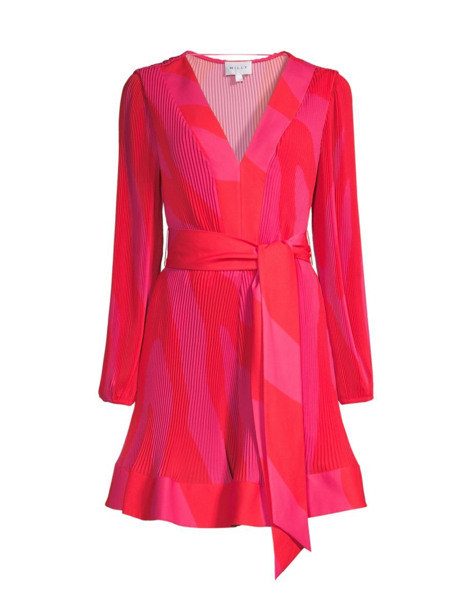 Liv Zebra-Print Minidress | Saks Fifth Avenue