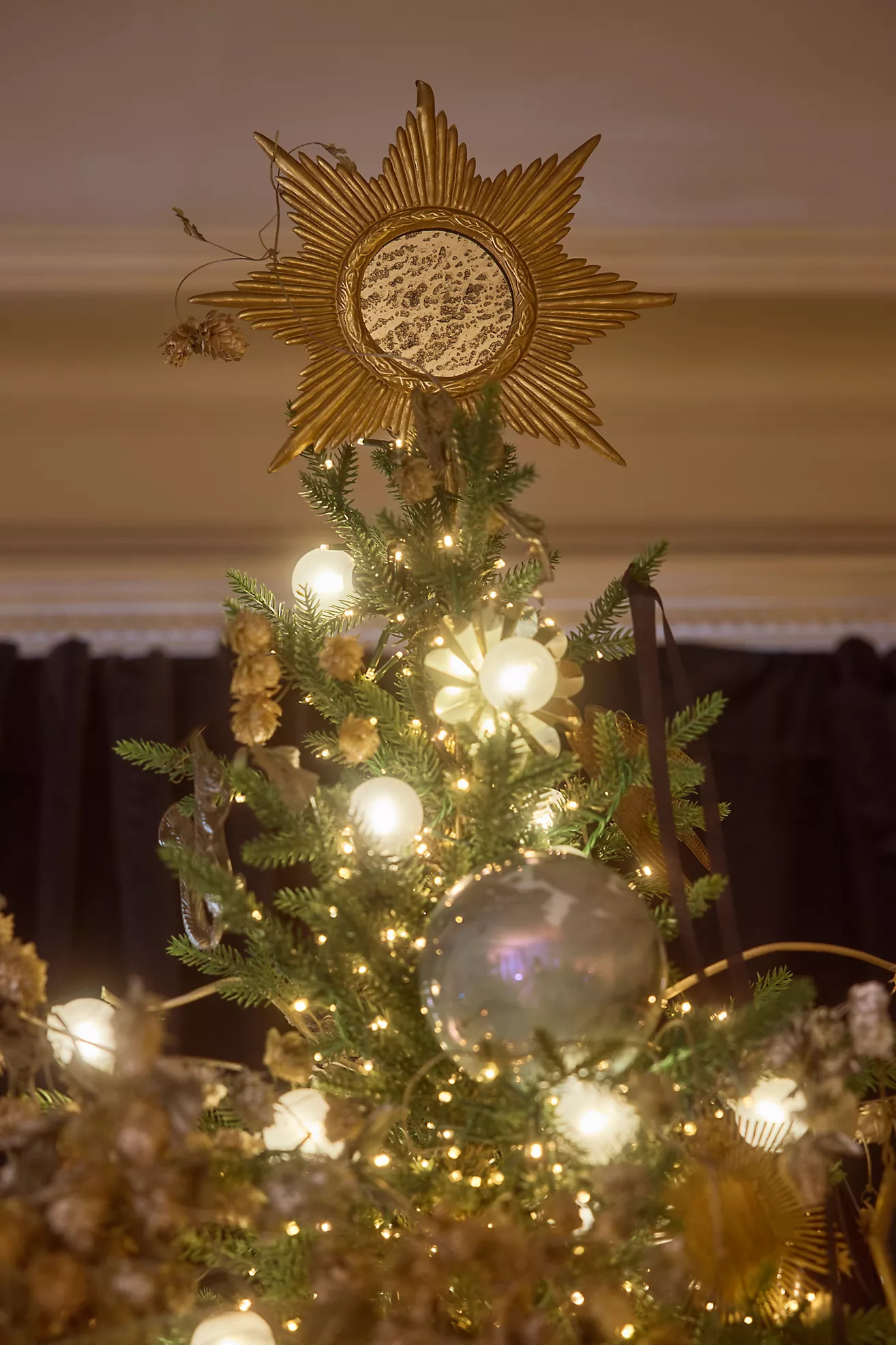 Mirrored Star Tree Topper | Anthropologie (US)