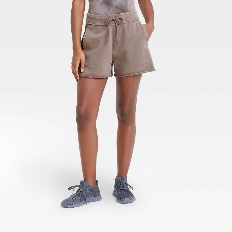 Women's Mid-Rise French Terry Shorts - JoyLab™ | Target