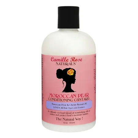 Camille Rose Naturals Moroccan Pear Conditioning Custard Moroccan Pear And Cherry Kernal Oil, 12 oz, | Walmart (US)
