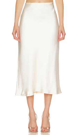 Oura Skirt in Ivory | Revolve Clothing (Global)