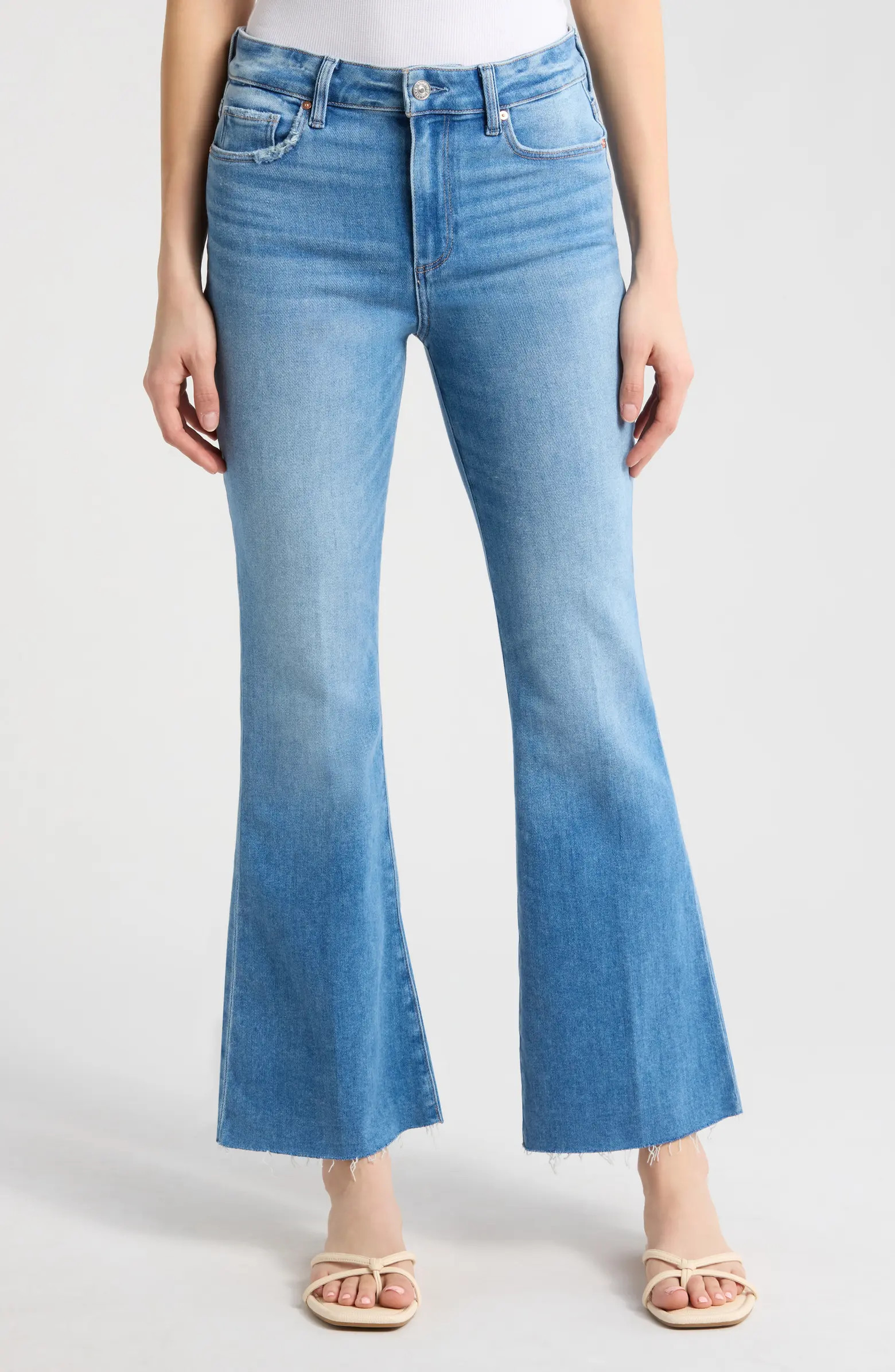 Laurel Canyon Raw Hem Bootcut Jeans | Nordstrom