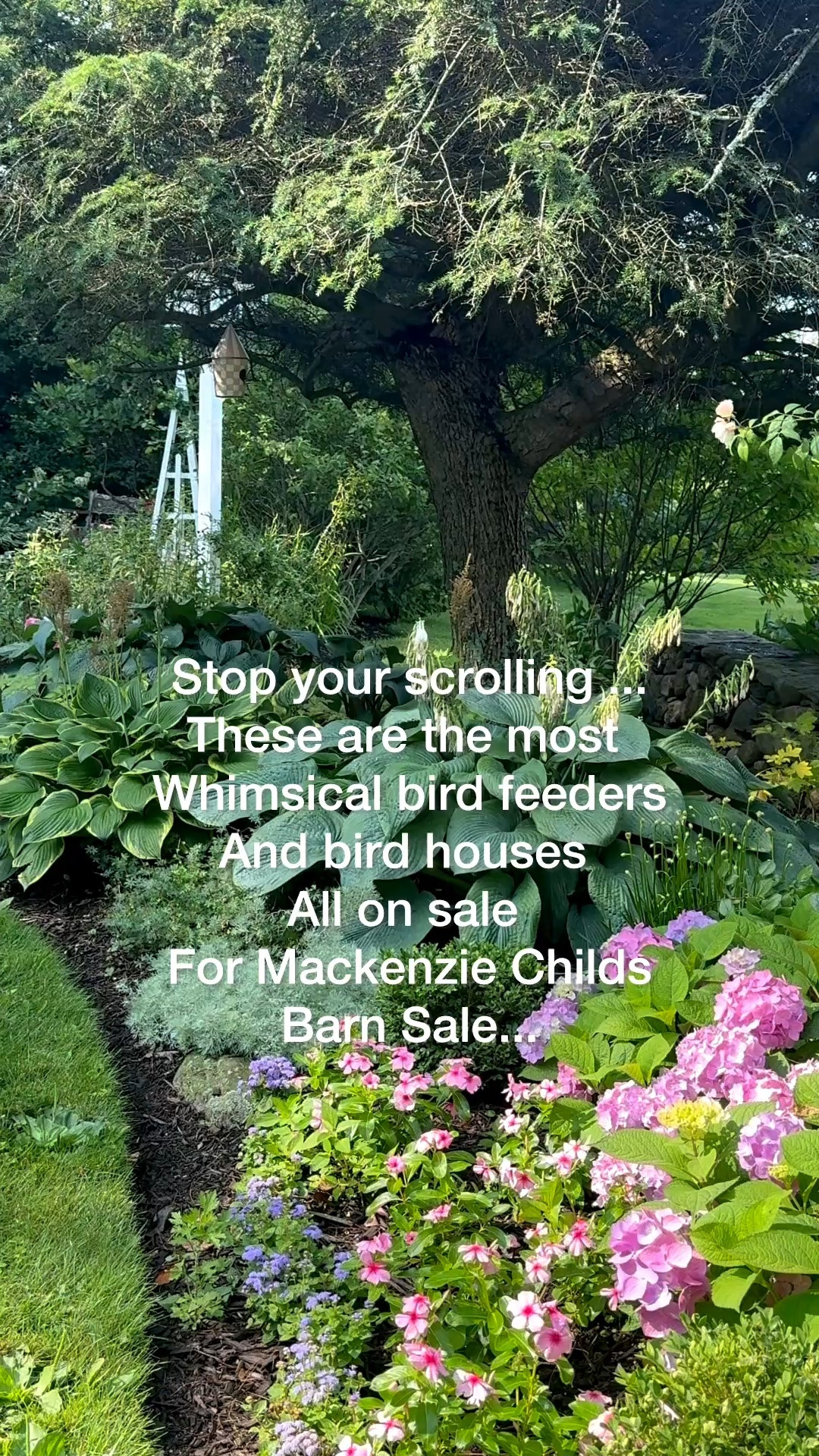 ✨ Whimsical gardens are all about the little details… and nothing adds more charm than beautiful birdhouses and bird feeders.

I’m obsessed with the MacKenzie-Childs Barn Sale because so many of their iconic garden pieces are on sale including the Rosy Birdhouse, Courtly Birdhouse, Hollyhock Birdhouse, Morning Glory Birdhouse, Pagoda Birdhouse, and several coordinating bird feeders. Discounts range from roughly 35–45% on many styles during this year’s event. 

Whether your garden style is:
🌸 English Cottage Garden
🌿 Cottagecore
🪻 Romantic Garden
🐦 Bird-Friendly Garden
🏡 Storybook Garden

these whimsical accents instantly make your garden feel collected, magical, and full of personality.

✨ Which one would you hang in your garden?

Follow @OldCastleCottage for more cottage garden inspiration, garden styling ideas, and my favorite LTK finds.#LTKGarden

#LTKHome
