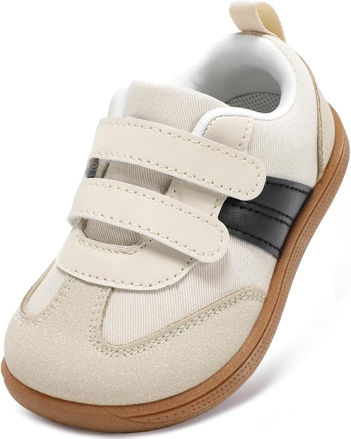 Toddler Wide Toe Box Shoes:Boys Barefoot Shoes Kids Walking Shoes Boy Sneakers Non-Slip Zero Drop... | Amazon (US)